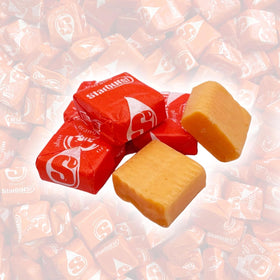 YUMMYLAND Star Bursts Orange in a resealable bag, preserving freshness.