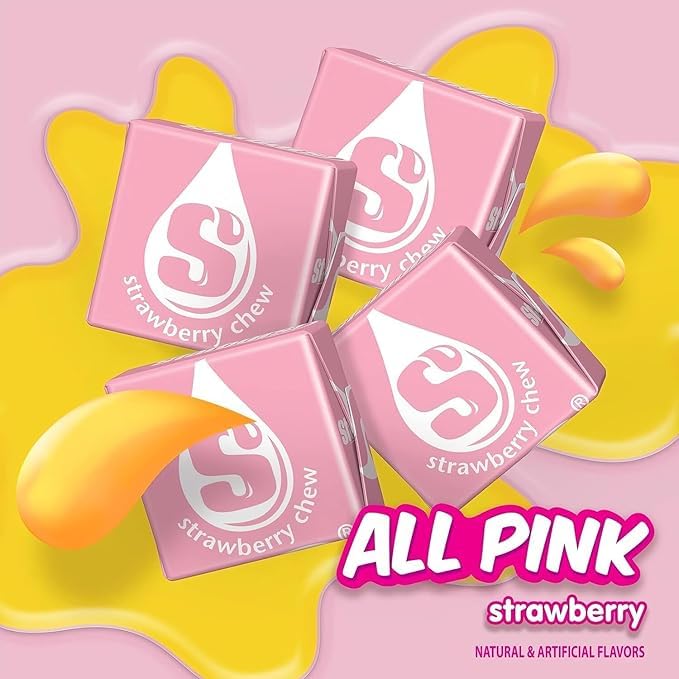 YummyLand pink-buffet-display boosts candy selections at events.