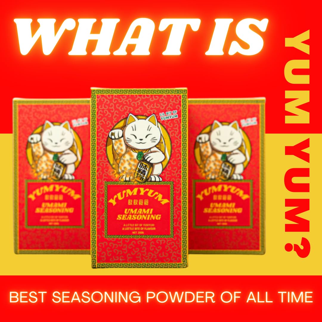 YUMYUM Umami Seasoning closeup granules, boosts flavor without overpowering