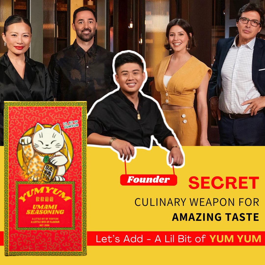 YUMYUM Umami Seasoning with a convenient dispensing action for quick marinades