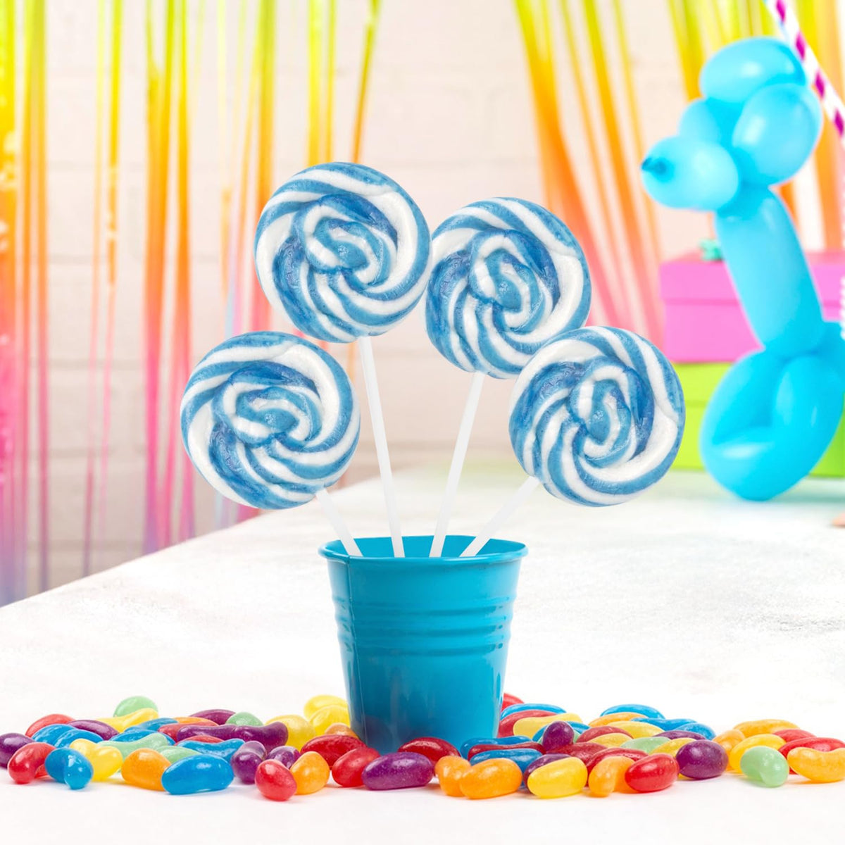 Yumzo baby shower blue-theme candy adds decorative sweetness to celebrations.