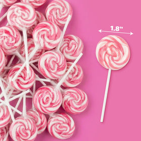 Yumzo Bulk Lollipops 50-count display, ideal for candy buffets at events.