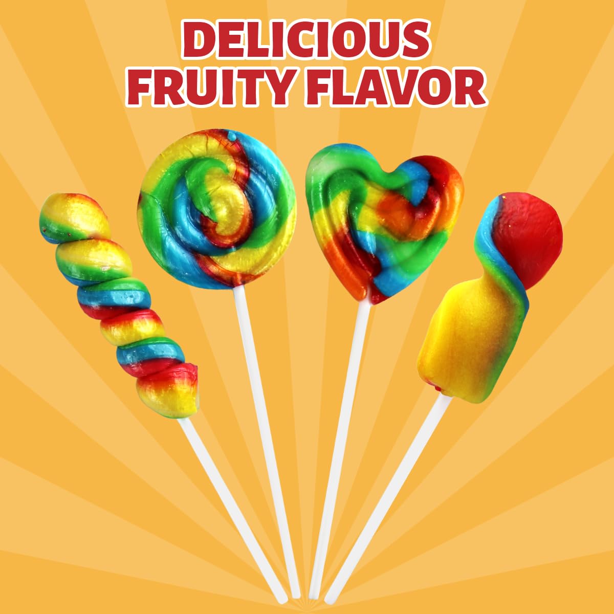 Yumzo carnival lollipops swirl designs add whimsy to unicorn celebrations.