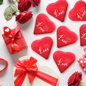 Yumzo gift bag ready heart chocolates for easy distribution