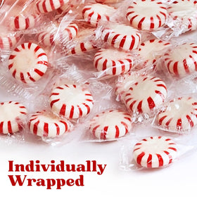 Closeup of Yumzo Starlight Peppermints showing texture