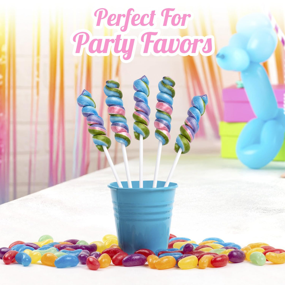 Yumzo Twisty Lollipops suit party favors and egg hunt prizes