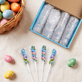 Yumzo Twisty Lollipops showcase a playful twisty design