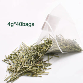 YUNHAHA pine tea steep cup shows a bright pale-green brew