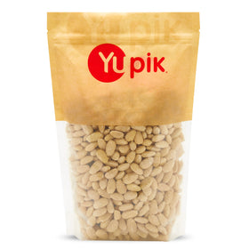 Yupik blanched almonds, skinless and crunchy, great for baking or snacking.