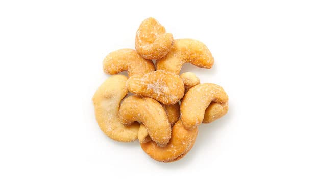 Yupik cashews crunchy snack close-up, ideal for on-the-go nibbling.