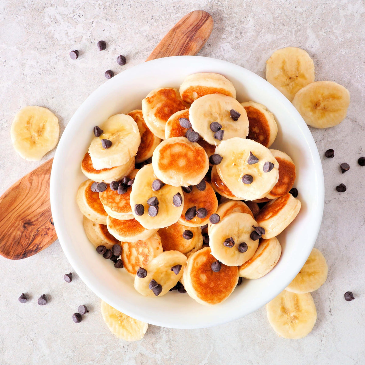 Yupik chips melted over ice cream create a creamy, indulgent topping.