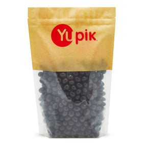 Yupik dark chocolate coffee beans in a bag, perfect for gifting.