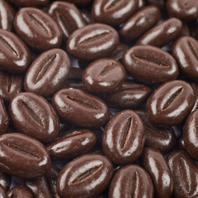 Gift-ready display of Yupik chocolate-coated beans.
