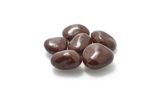 Yupik dried cherries dipped in dark chocolate, fiber and iron rich snack.