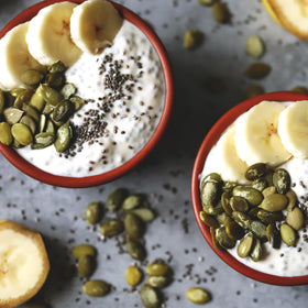 Yupik fiber-rich pumpkin seeds support satisfying snacks and baking recipes.