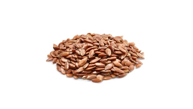 Yupik flax seeds ground, ready to mix into smoothies or baked goods.