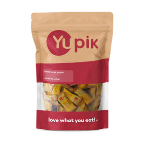 Yupik Ginger Chews bag front, gluten-free snack with bold ginger flavor