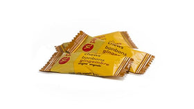 Yupik Ginger Chews packaging label, gluten-free treat for gifting and snacking
