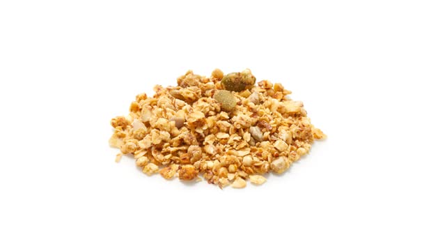 Yupik granola cereal packaging; 2.2 lb bag for pantry staple.