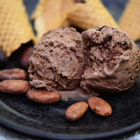 Yupik ground cacao powder ideal for hot chocolate and baking.