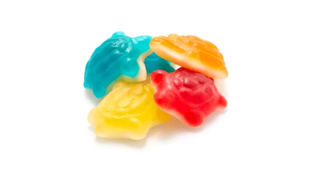 Yupik Gummy Turtles colorful snacks suitable for gifting and holidays.