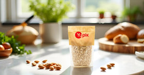 Yupik Marcona almonds raw nuts; oil-free and unsalted for fresh snacking.