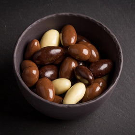 Yupik milk chocolate almonds great for baking, add texture to brownies or cookies.