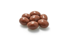 Yupik almonds inside a glossy chocolate shell, a crunchy, satisfying bite.