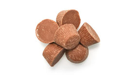 Yupik mini peanut butter cups goblets close-up highlighting creamy chocolate coating