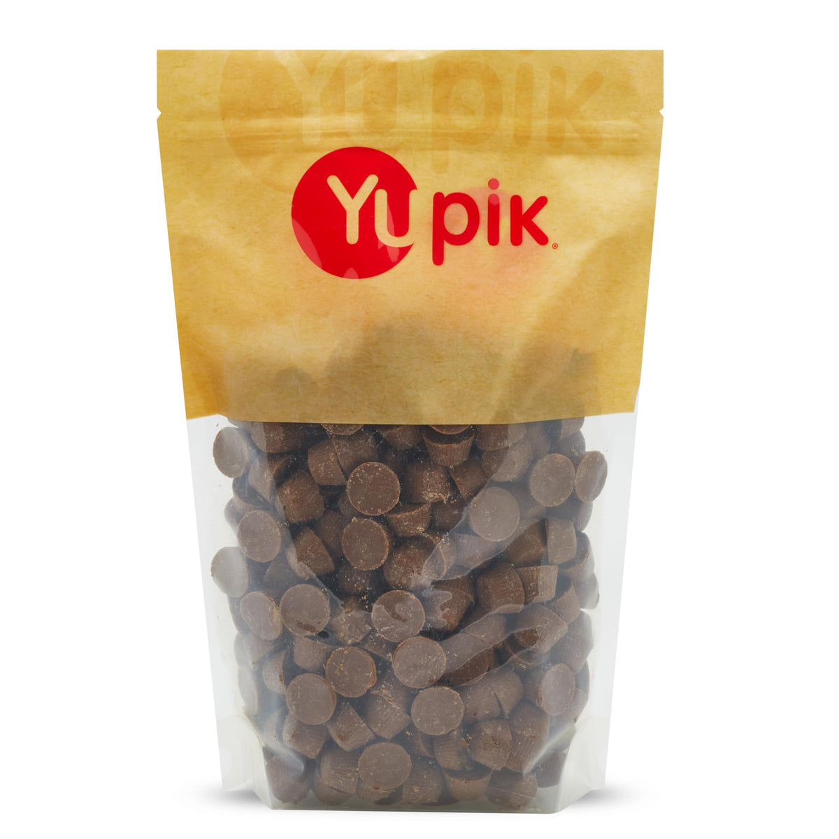 Yupik mini peanut butter cups packaging shown for easy sharing during movie nights