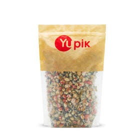 Yupik Mix Wasabi Beans in a bowl, crunchy vegan snack rich in protein.