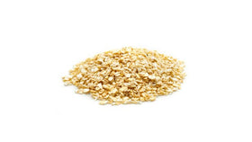 Close-up of Yupik Organic Oat Bran powder ready for baking.