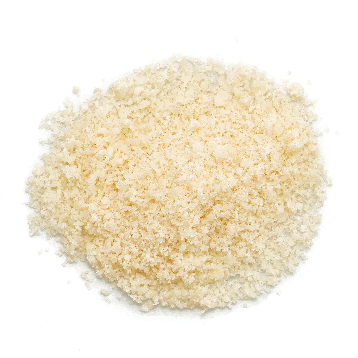 Yupik Organic Almond Powder scoop illustrating easy measuring for fiber-rich recipes.