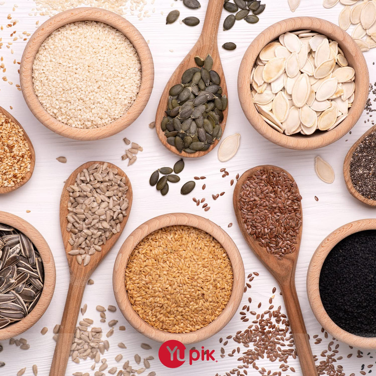 Yupik Organic Ancient Black Rice Mix uncooked grains in a bowl reveal the blend.