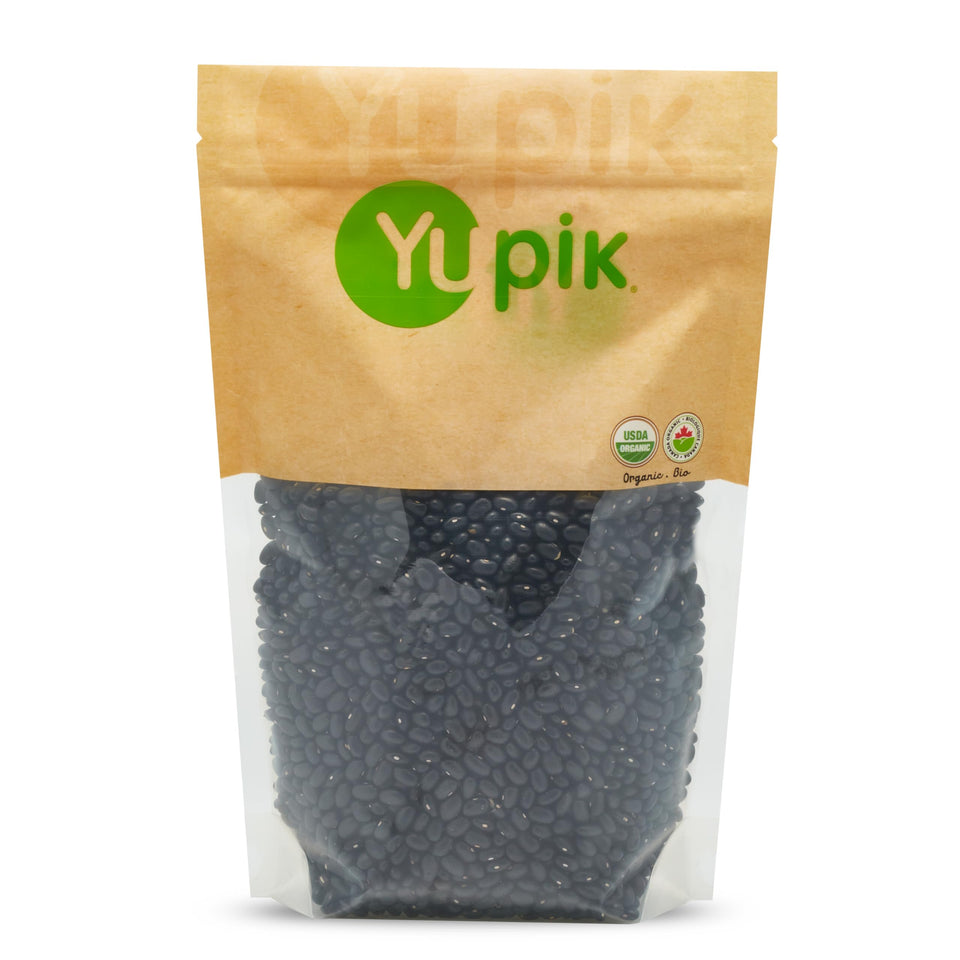 Yupik organic black turtle beans in pack for soaking and meal prep