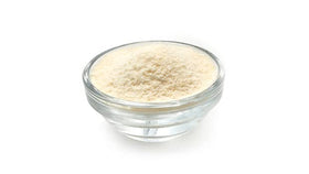 Close-up of Yupik coconut flour texture emphasizing fiber-rich quality