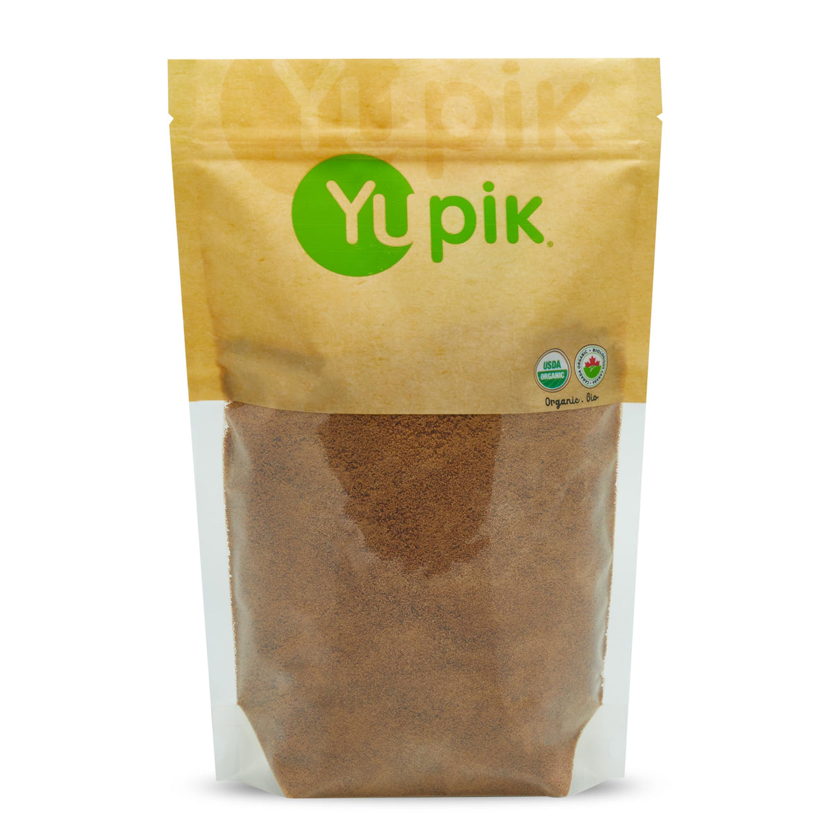 Yupik Organic Coconut Palm Sugar bag ready for baking and measuring