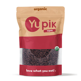 Yupik Organic 70% chips packaging signals premium baking quality.
