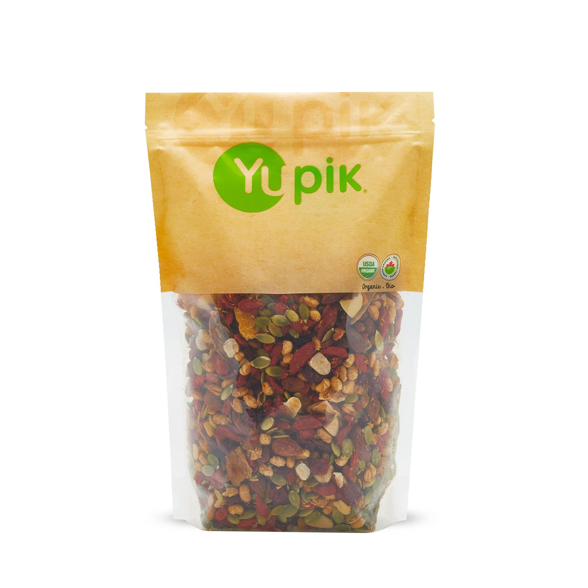 Yupik Organic Kathmandu Mix front view, ideal for on-the-go snacking and energy