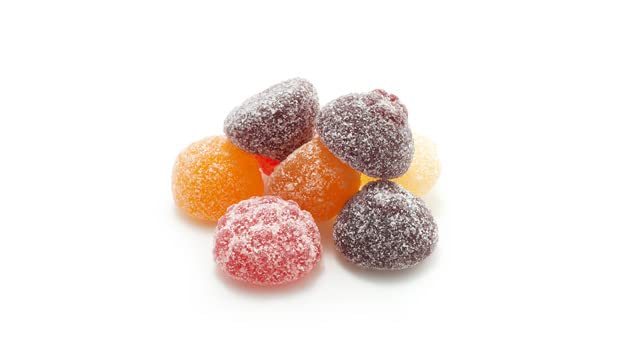 Yupik Organic Sour Gummy Mix bag close-up highlights vibrant fruit flavors for quick vegan snacks.