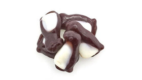 Close-up of Yupik Peach Penguins penguin shapes, chewy and fun
