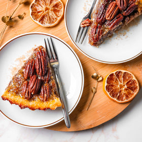 Raw Yupik pecans halves, unsalted and oil-free, perfect for baking.