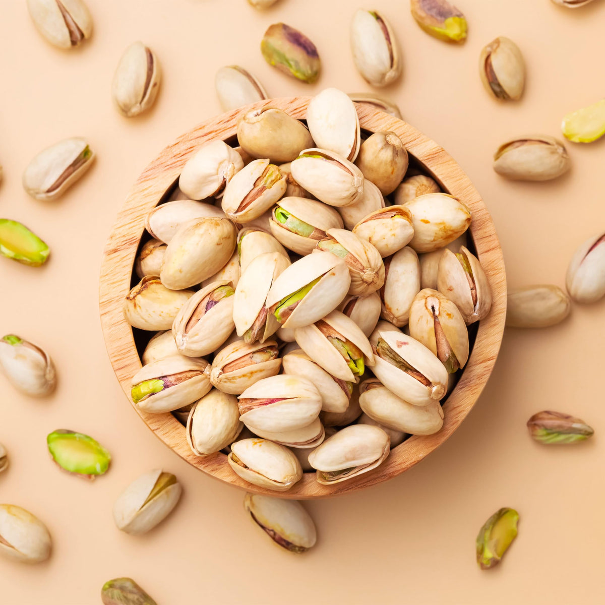 Yupik salted pistachios in-shell shot emphasizes light seasoning for versatile munching.