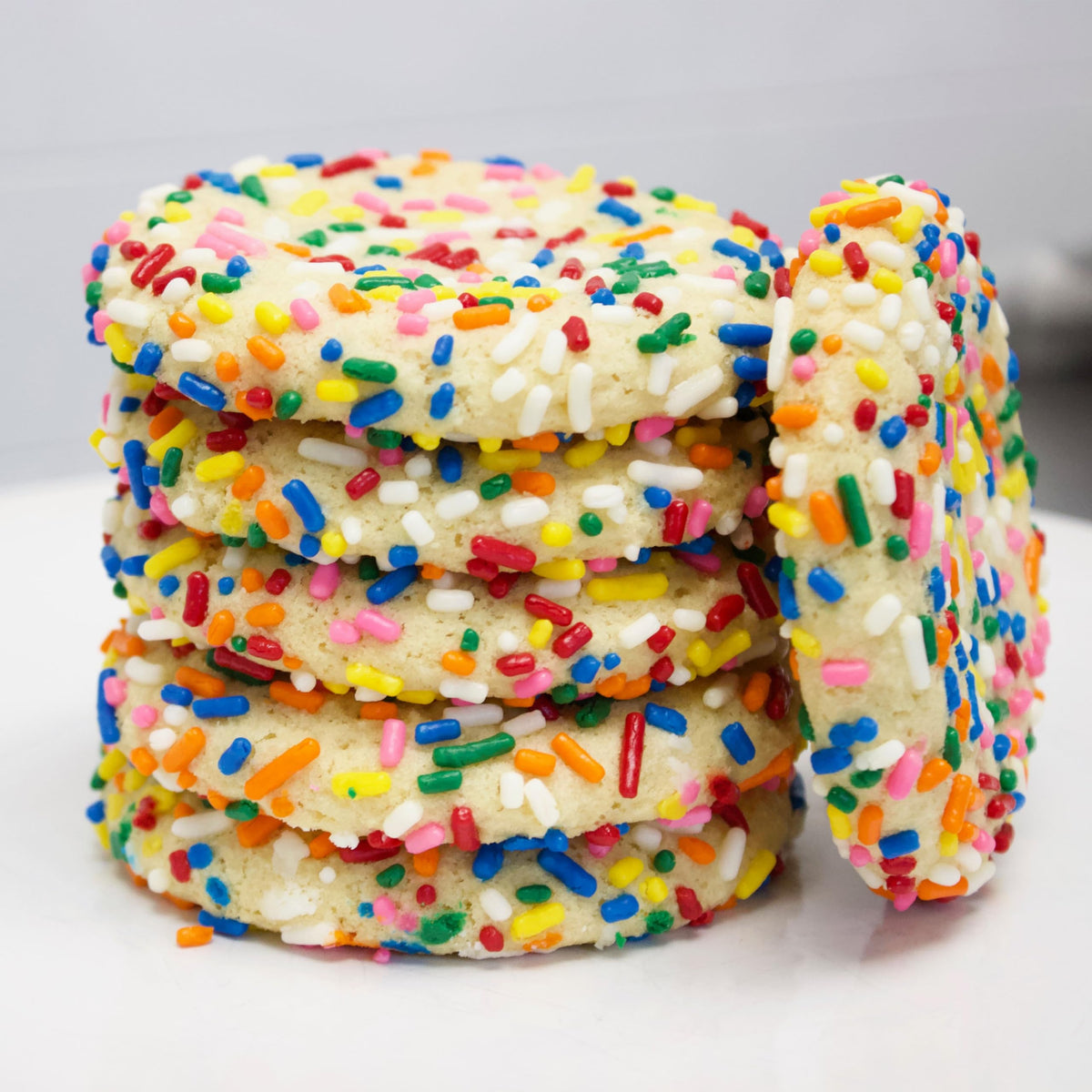 Yupik Rainbow Sprinkles color mix perfect for cookies and cupcakes.