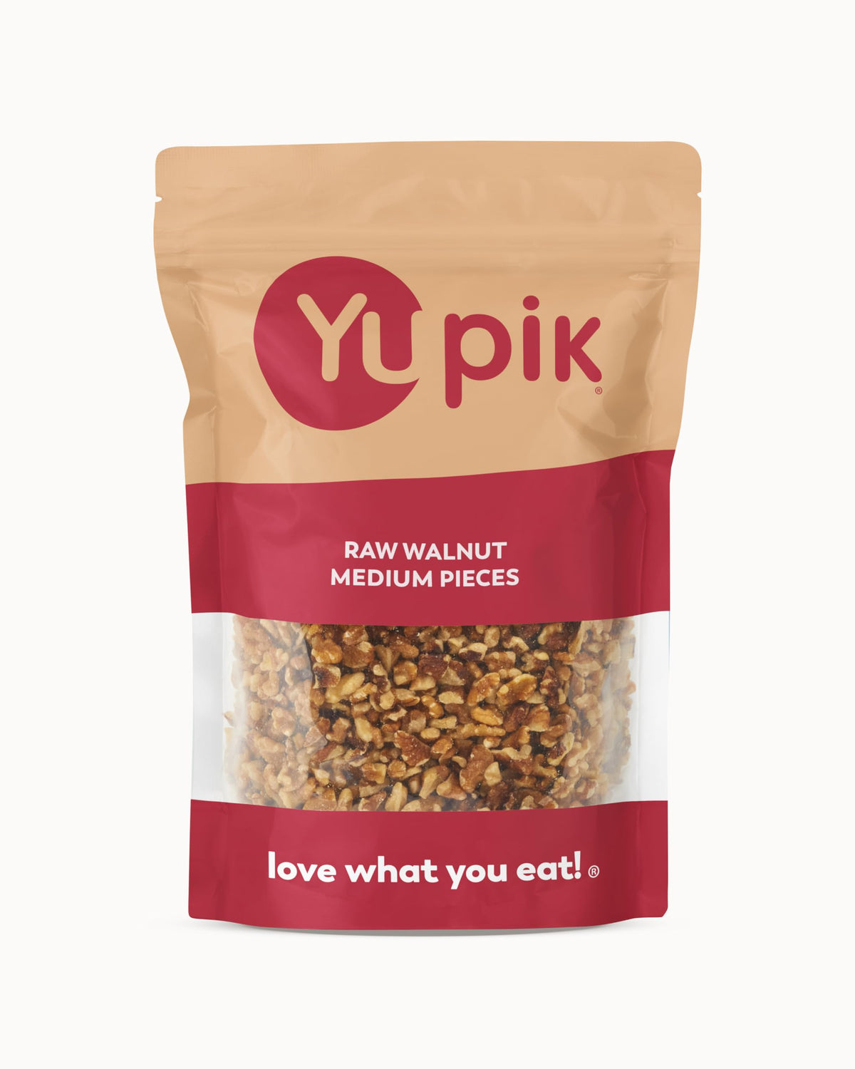 Yupik Raw California Walnuts, medium pieces in a bowl, ideal for baking and snacking
