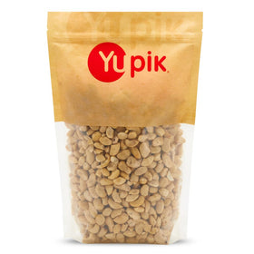 Yupik raw cashews butts packaging, oil-free and unsalted for versatile snacking.