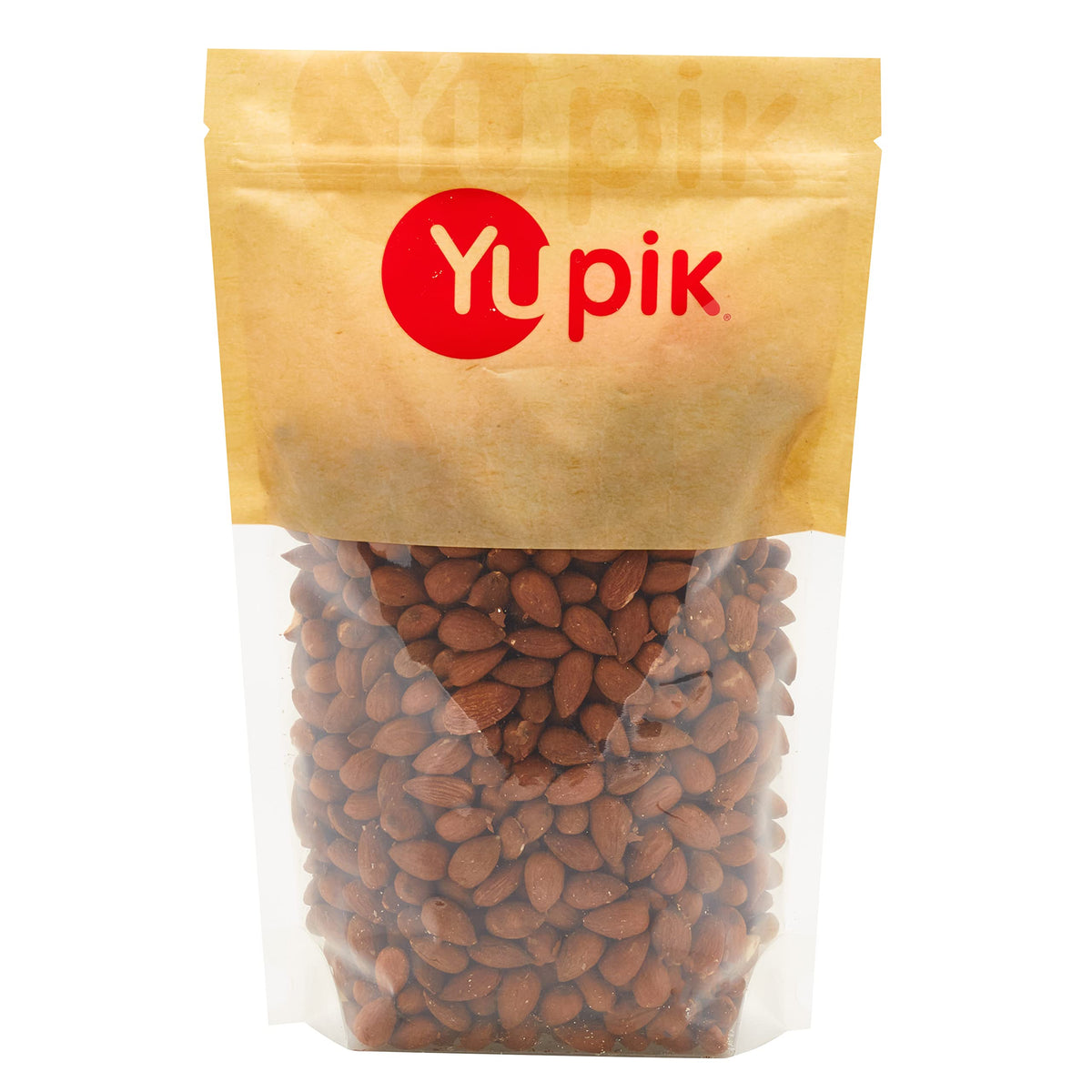 Yupik roasted unsalted almonds in a 2.2 lb pack, a clean, crunchy snack option.