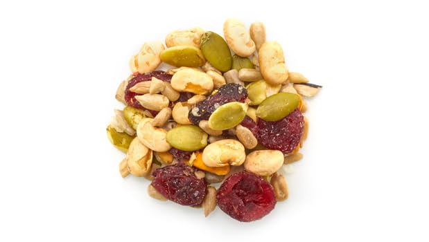 Yupik Salad Topping Mix with cranberries adds a sweet-tart contrast to dishes