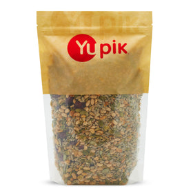 Yupik Salad Topping Mix with pumpkin seeds adds crunchy texture to salads