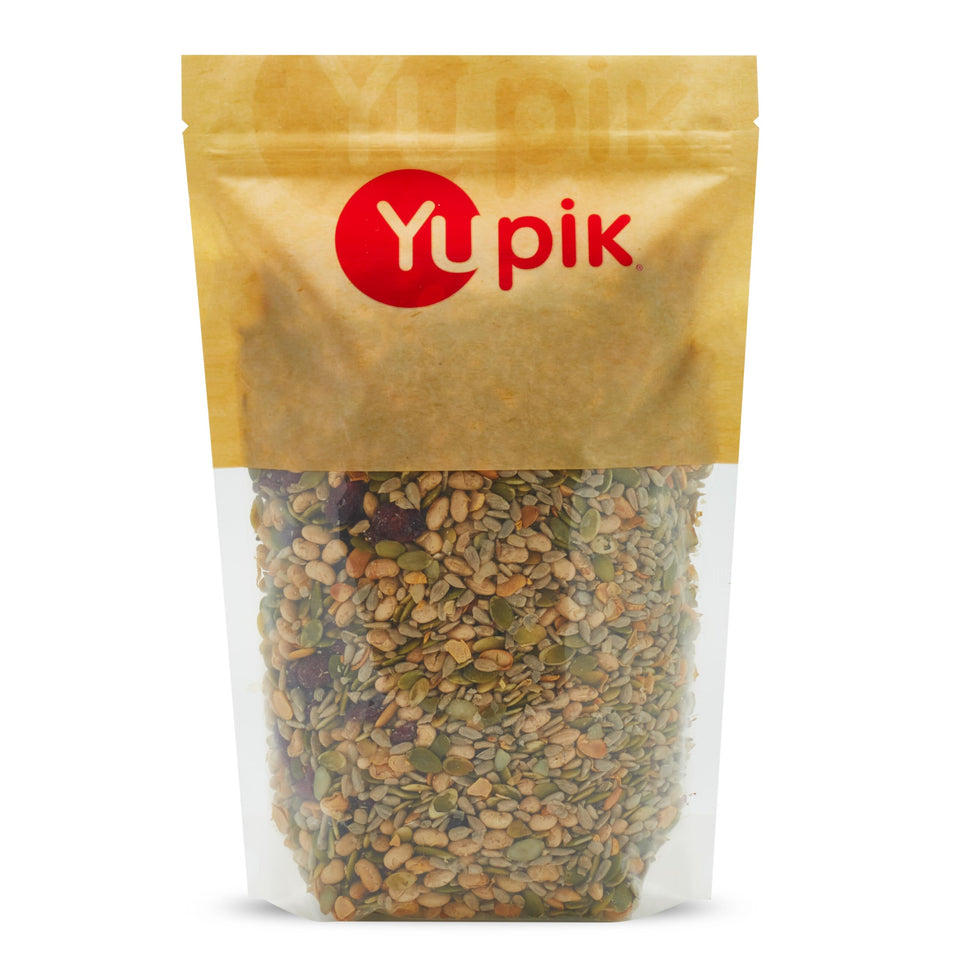 Yupik Salad Topping Mix with pumpkin seeds adds crunchy texture to salads
